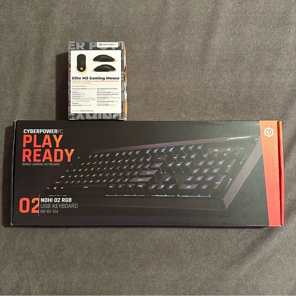 CyberPowerPC RGB Keyboard & Mouse